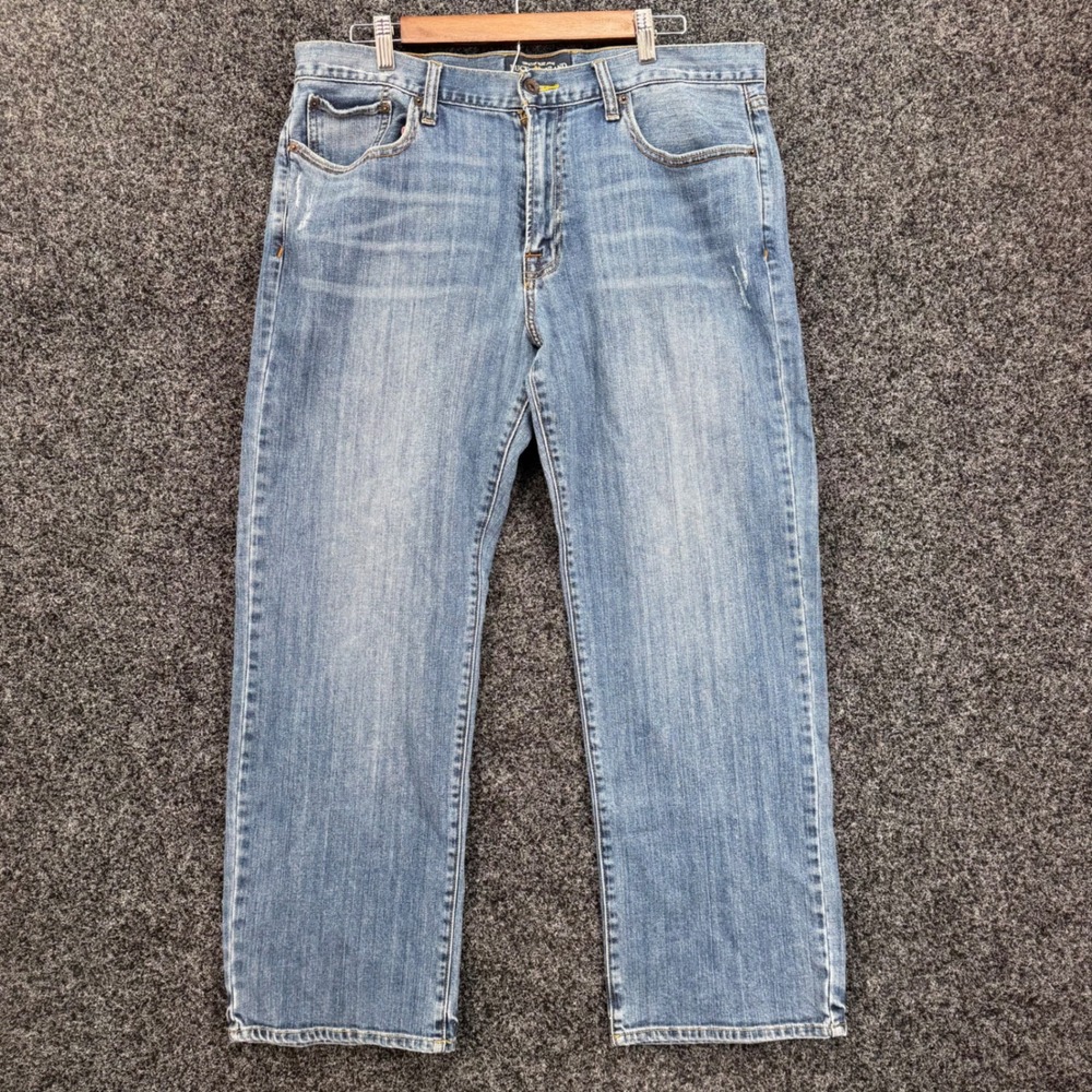 Lucky Brand 361 Vintage Straight Jeans Mens 36x30 Blue Denim Medium Wash